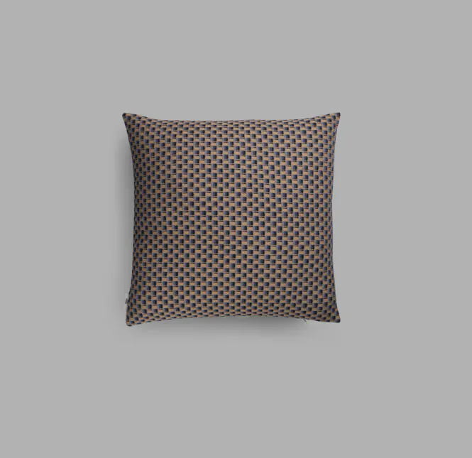 Hovedbilde Røros Tweed - Isak Pute Far Away Blue 60x60
