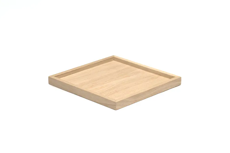 The Oak Men Square Tray - Square 225 , Oak