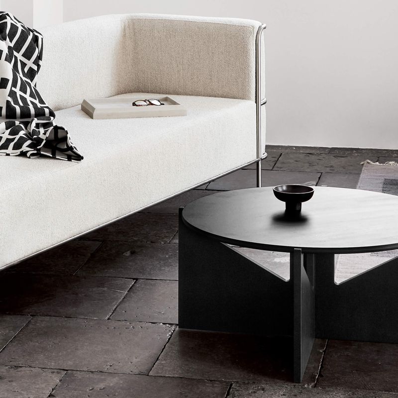 Kristina Dam Simple Table XL - Sort lakkert eik