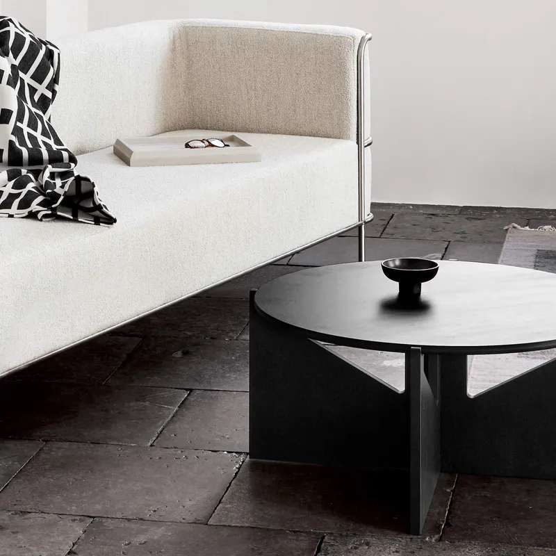 Kristina Dam Simple Table XL - Sort lakkert eik
