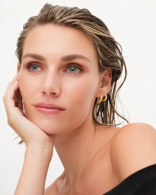 Hovedbilde Philippa Studios - Wave Pave Hoops Large Gull