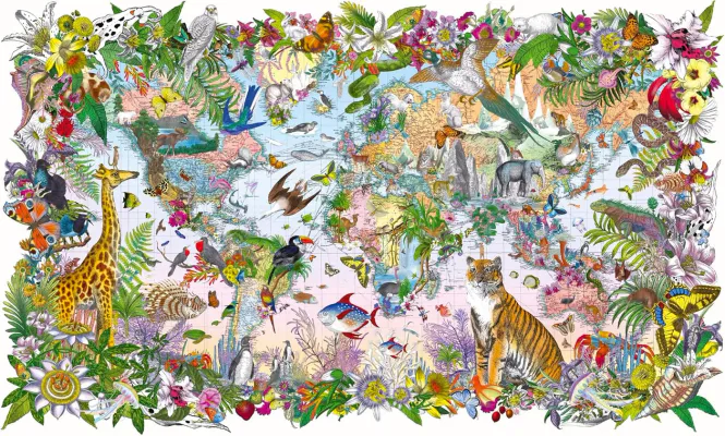 Hovedbilde New Mags - The Fantastic Safari 1000 Piece Puzzle