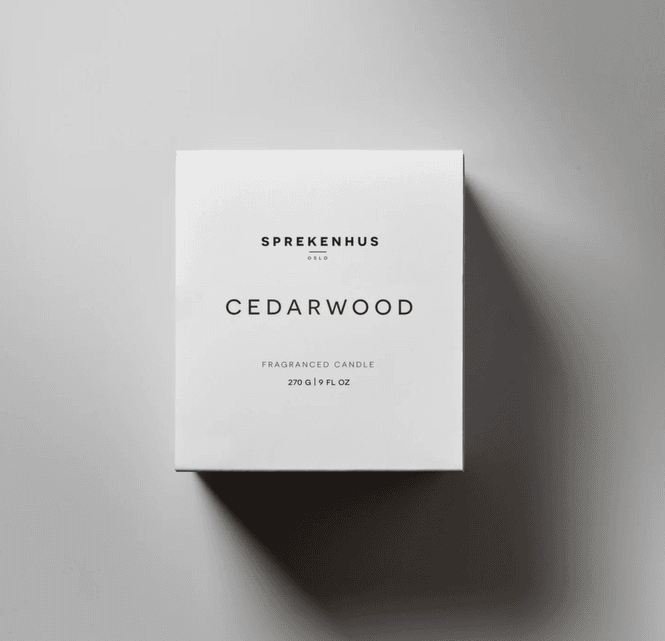 Hovedbilde Sprekenhus duftlys Cedarwood