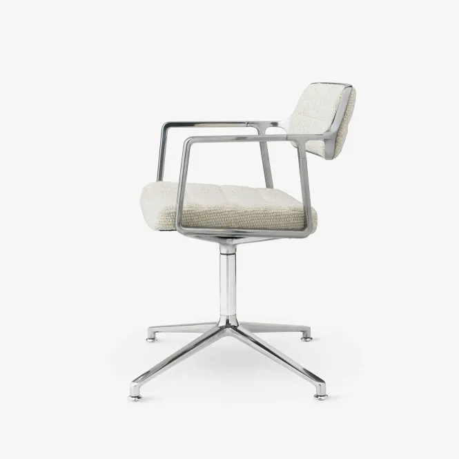 Hovedbilde VIPP453+ Svingbar stol - Tekstil / Polert ramme - ...