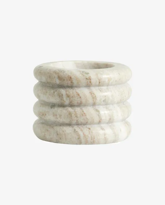 Hovedbilde Nordal OTOK Lysestake L - Marmor beige