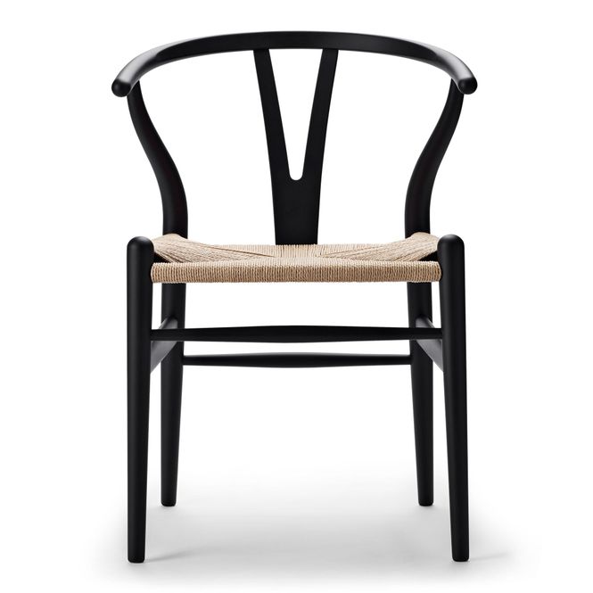 Hovedbilde Carl Hansen & Søn CH24 Y-Stolen, Bøk, Soft Svart ...