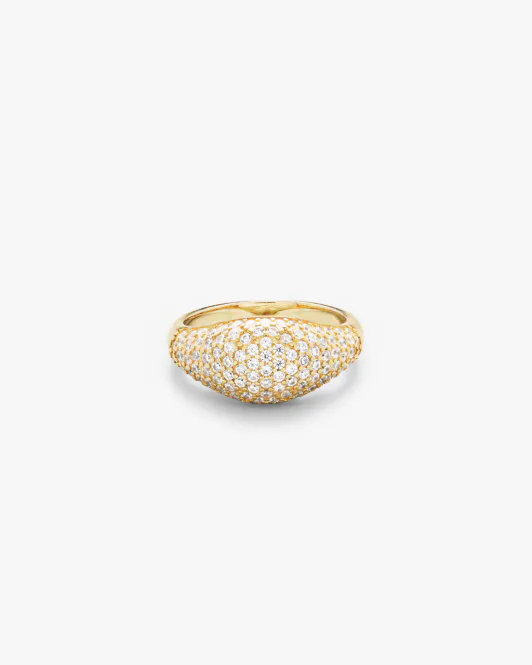 Hovedbilde Philippa Studios - Dome Pave Ring Gull 54