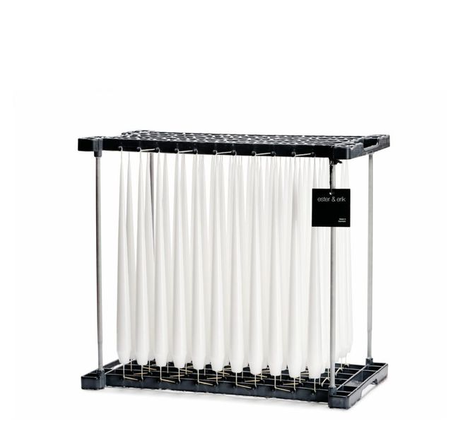 Hovedbilde Ester og Erik Lys 32 cm 2-pk Pure White / Lakk