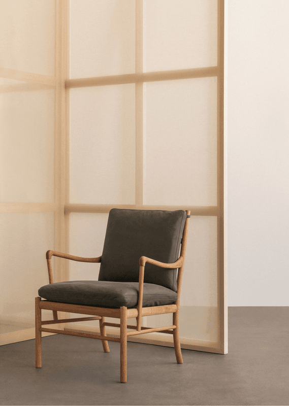 Carl Hansen & Søn OW149 Colonial Chair  - Oljet eik/ Jade Terra 20368