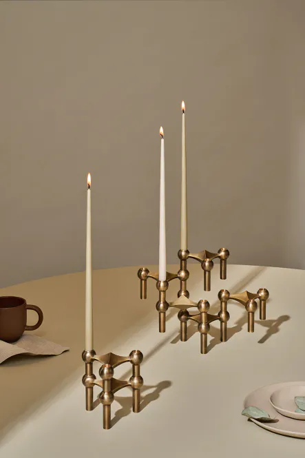 Hovedbilde Stoff Nagel 3 pk - Bronzed Brass