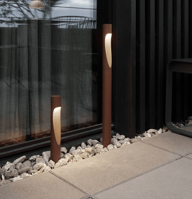 Hovedbilde Louis Poulsen Flindt Garden Pullert Lang Corten ...