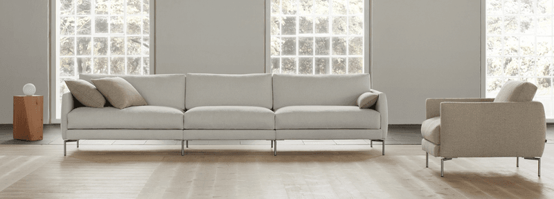 Juul 911 Sofa 220x90 cm - stål bein - Curve 0007