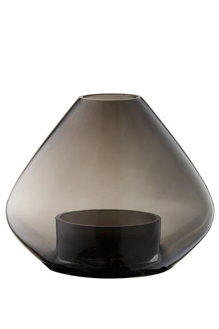 Hovedbilde AYTM - UNO Lanterne/Vase - Sort Ø25,9xH21 cm