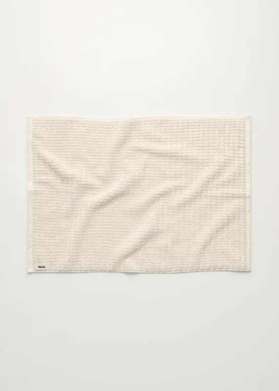 Aiayu Cotten Senshu Baderomsmatte 50x70 cm - Pure Ecru