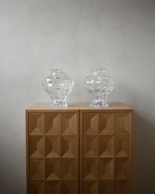 Hein Studio Ammonit Vase - Clear H:30 cm