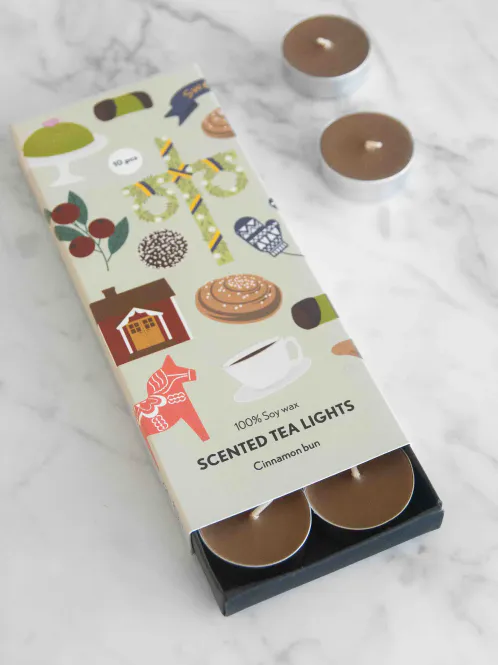 Hovedbilde Duftlys Kanelbolle 10-PACK