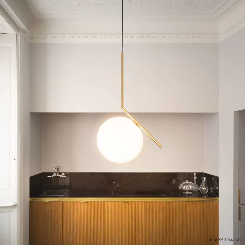 Flos IC S1 pendel - messing