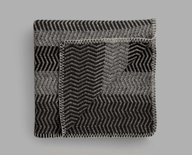 Hovedbilde Røros Tweed Fri Gray Day - Halvpledd 100x150 cm