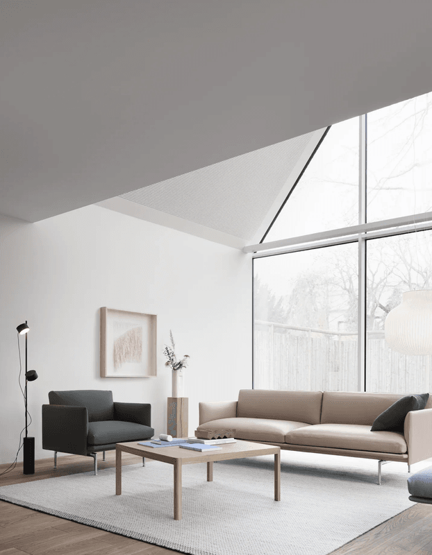 Muuto Outline Studio 3-seter Sofa Refine leather Cognac 