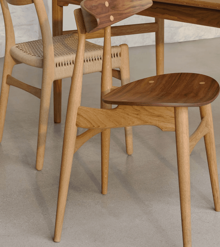 Carl hansen & Søn CH33P spisestol Hvitoljet eik