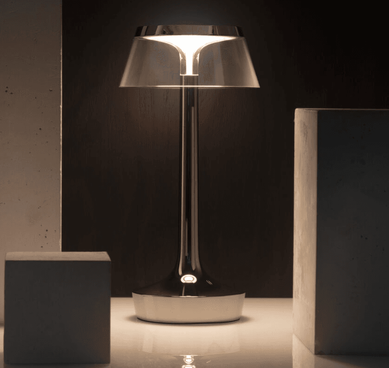 Flos Bon Jour unplugged Black Chrome 