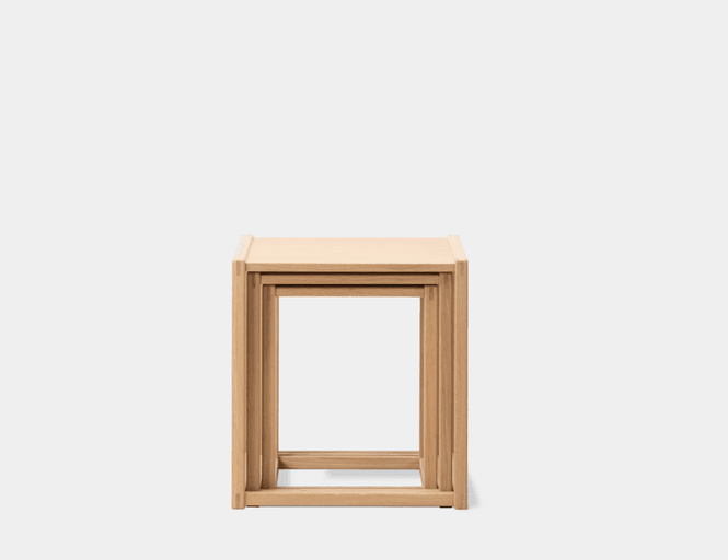 Hovedbilde Fredericia Furniture Nesting Table BM375 Lysoljet ...