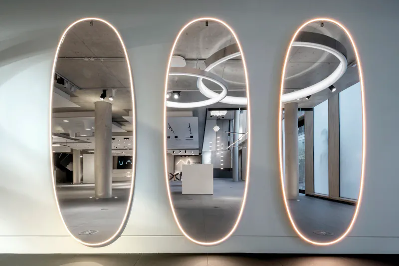 Flos Speil La Plus Belle - Brushed Gold